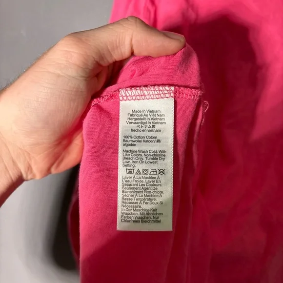 J.Crew Tissue Turtleneck Lightweight Long Sleeve Top in Pink Size XL - Picture 5 of 6